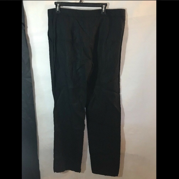 NWT $495 Max Mara Agami‎ Wide Leg Linen Pant in Black [SZ 16 ] - Picture 7 of 8